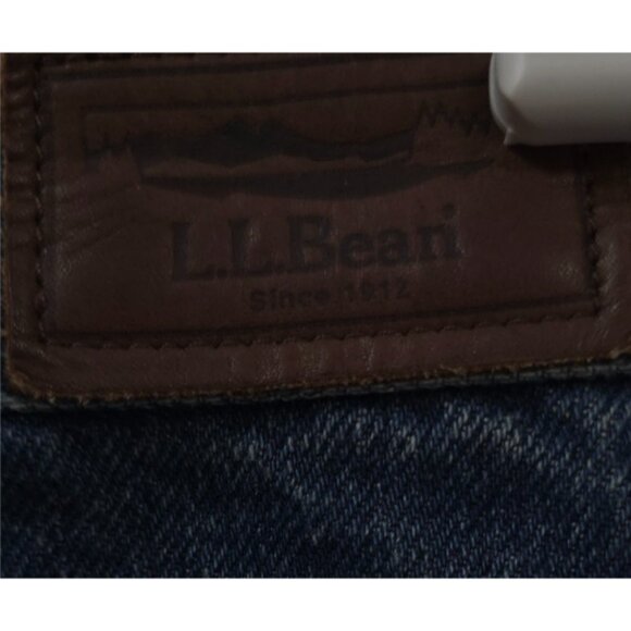 VTG L.L. Bean Womems 6 M-T Double L Red Flannel Lined Relaxed Fit Jeans 26x32 - Picture 13 of 13